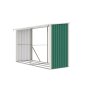 Prístrešok na drevo G21 WOH 682 - 302 x 119 cm, zelený