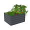 Vyvýšený záhon G21 Daisy 100 x 80 x 52 cm, plechový, antracitový