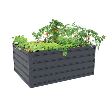 Vyvýšený záhon G21 Daisy 120 x 90 x 52 cm, plechový, antracitový
