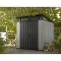 Záhradný domček Keter Artisan 7x7 grafitový/šedý, s podlahou