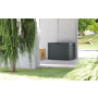 Záhradný box Prosperplast WOODEBOX antracit 190L