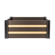 Vyvýšený záhon G21 Crop Duo 143 x 68 x 57, WPC, Cumaru