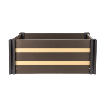 Vyvýšený záhon G21 Crop Duo 143 x 68 x 57, WPC, Cumaru