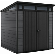 Záhradný domček Keter Cortina 7x7 grafitový, s podlahou