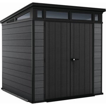 Záhradný domček Keter Cortina 7x7 grafitový, s podlahou