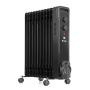 Olejový radiátor G21 Merapi čierny, 11 rebier, 2500 W