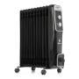 Olejový radiátor G21 Bromo čierny, 11 rebier, 2500 W