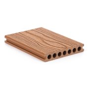 Terasová doska G21 2,5 x 14,8 x 300 cm, Light Wood s okrúhlymi výrezmi, WPC