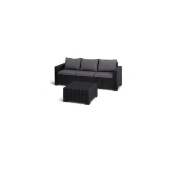Záhradný set Keter California 3+1 grafitový