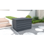 Záhradný box G21 Denver 280 L, antracitový plechový