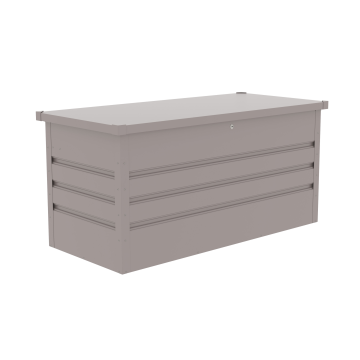 Záhradný box G21 Denver 400 L, šedý plechový