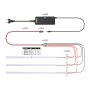 LED osvetlenie G21 pre akustické panely 200 cm, teplá žltá, 24V