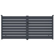 Brána G21 Reno 350x158 cm dvojkrídlová, antracitová