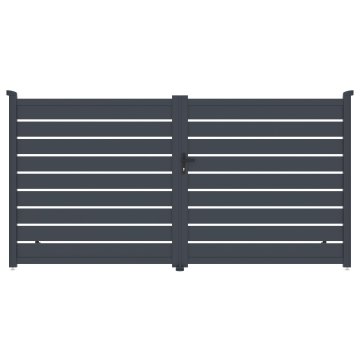Brána G21 Reno 350x176 cm dvojkrídlová, antracitová