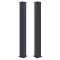 Stĺpik G21 pre bránku a bránu 15x166 cm s patkou, antracitový, 2 kusy