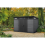 Záhradný domček Keter Cortina 2.0 11x7 grafitový, s podlahou
