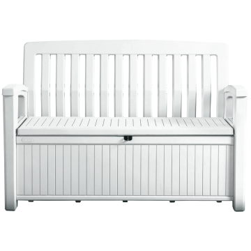 Záhradná lavica Keter Patio Bench biela