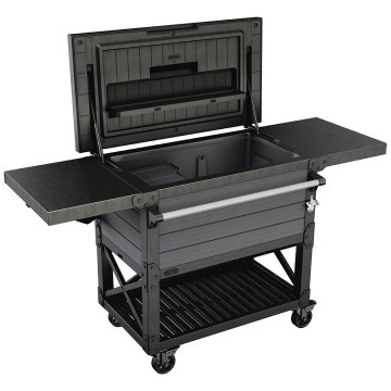 Záhradný stôl Keter Patio Cooler sivý