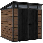 Záhradný domček Keter PENT Signature 7x7 Walnut, s podlahou