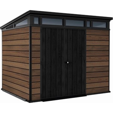 Záhradný domček Keter PENT Signature 9x7 Walnut, s podlahou