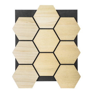 Akustický panel G21 81,5x66,5x2,1 cm plástov, prírodný dub