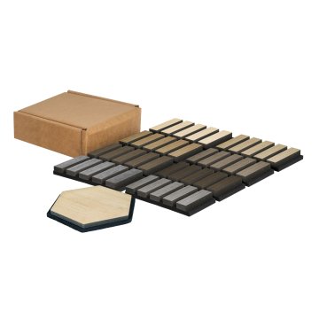 Sada vzoriek G21 akustických panelov, 9 vzoriek