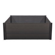 Vyvýšený záhon G21 Crop 183 x 183 x 80, WPC, Eben