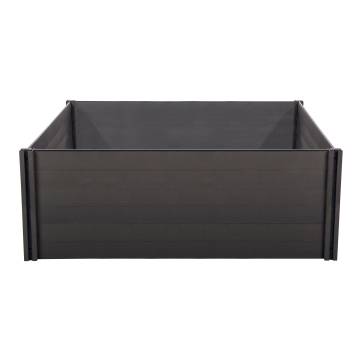 Vyvýšený záhon G21 Crop 183 x 183 x 80, WPC, Eben