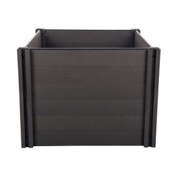 Vyvýšený záhon G21 Crop 106 x 106 x 80, WPC, Eben