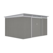 Záhradný domček G21 GRAH 915 - 340 x 269 cm, metalický šedý