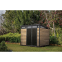 Záhradný domček Keter PENT Signature 9x7 Ashwood, s podlahou