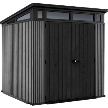 Záhradný domček Keter PENT Signature 7x7 Vertical šedý, s podlahou