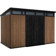 Záhradný domček Keter PENT Signature 11x7 Vertical hnedý, s podlahou