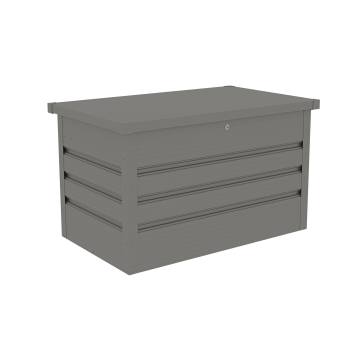 Záhradný box G21 Denver 280 L, metalický šedý plechový