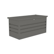 Záhradný box G21 Denver 400 L, metalický šedý plechový