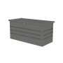 Záhradný box G21 Denver 400 L, metalický šedý plechový