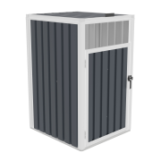 Prístrešok na popolnice G21 73x121x82 cm, antracitový plechový