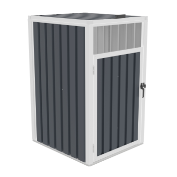 Prístrešok na popolnice G21 73x121x82 cm, antracitový plechový