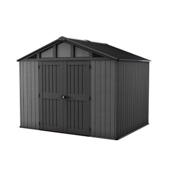 Záhradný domček Keter Stronghold 10 x 8 šedý, s podlahou