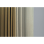 Zakončovacia lišta G21 pre akustický panel, teak