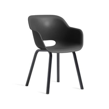 Záhradné kreslo Keter Noa cup grafitové, kovové nohy, 2 ks