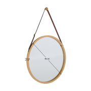 Zrkadlo, prírodný bambus, LEMI 1