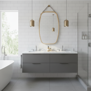 Zrkadlo, prírodný bambus, LEMI 3