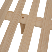 Poschodová rozložiteľná posteľ, prírodná borovica, LUINI