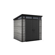 Záhradný domček Keter PENT Signature 7x7 Storm Grey, s podlahou