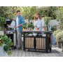 Grilovací stolík Keter UNITY XL 207 l Ashwood