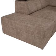 Sedacia súprava, béžová, ľavá, MALAGA BIG