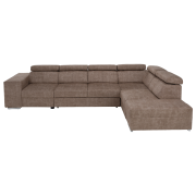 Sedacia súprava, béžová, pravá, MALAGA BIG