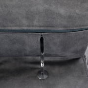 Sedacia súprava, sivá, pravá, MALAGA