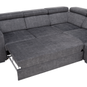 Sedacia súprava, sivá, pravá, MALAGA